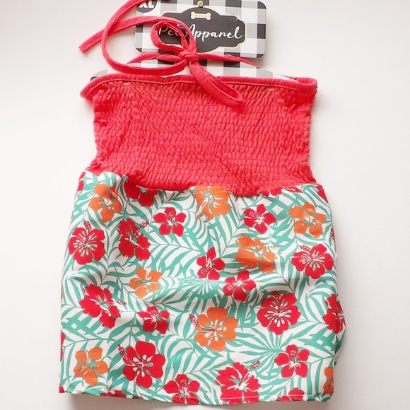 Woof Other - Woof Pet Apparel Smocked Summer Sun Dress Size XL NEW